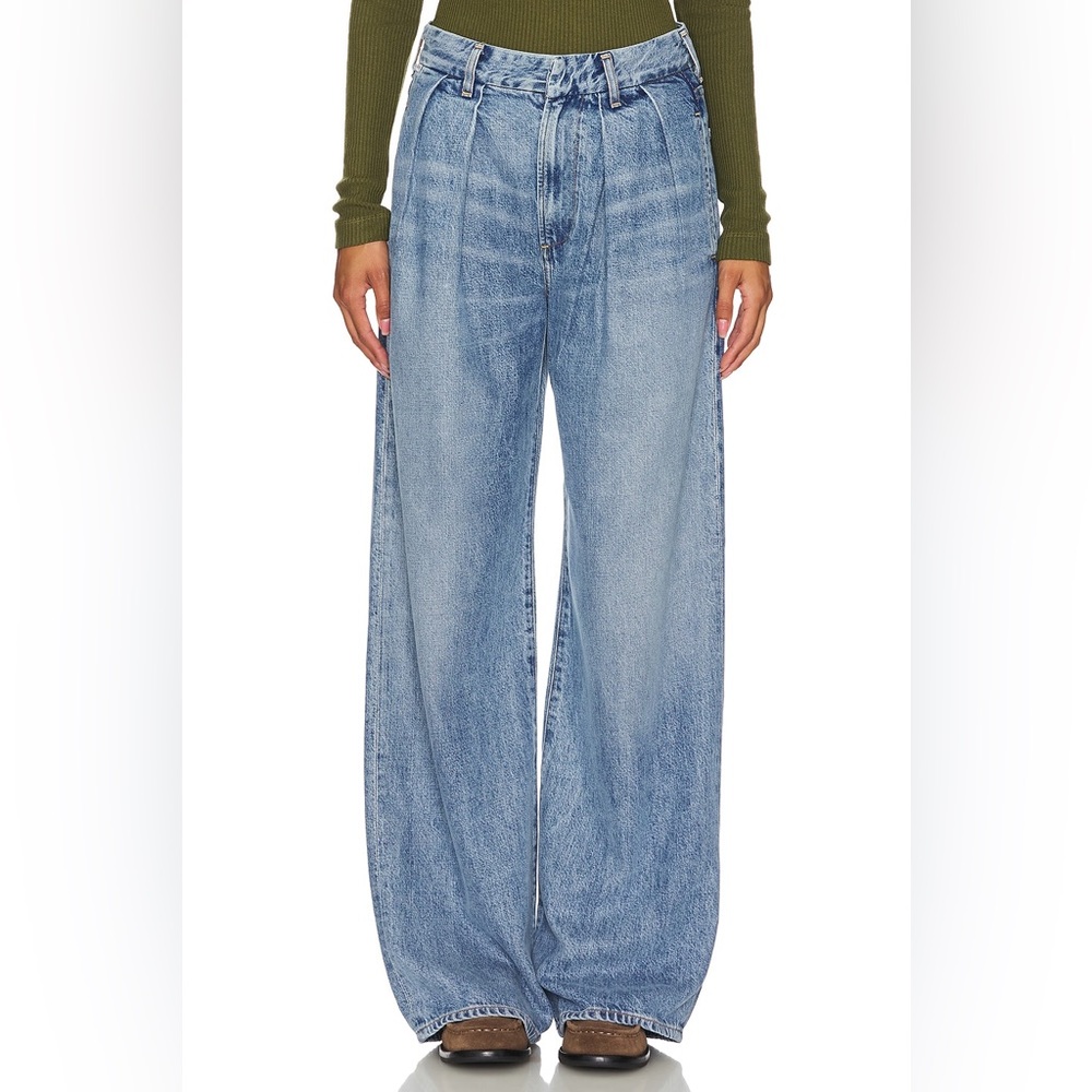 NWT Citizens of Humanity (24) Petra Pleated Wide Leg Pant in Nensi